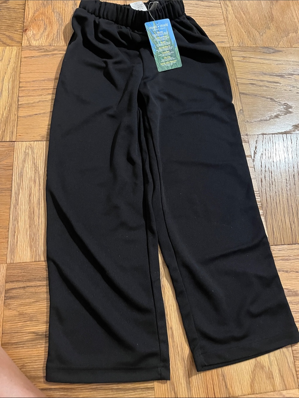 Insect shield permethrin Kids Black Active Pull-On Pants